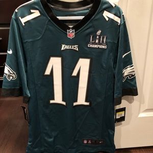 Official NFL Eagles Wentz Super Bowl Jersey